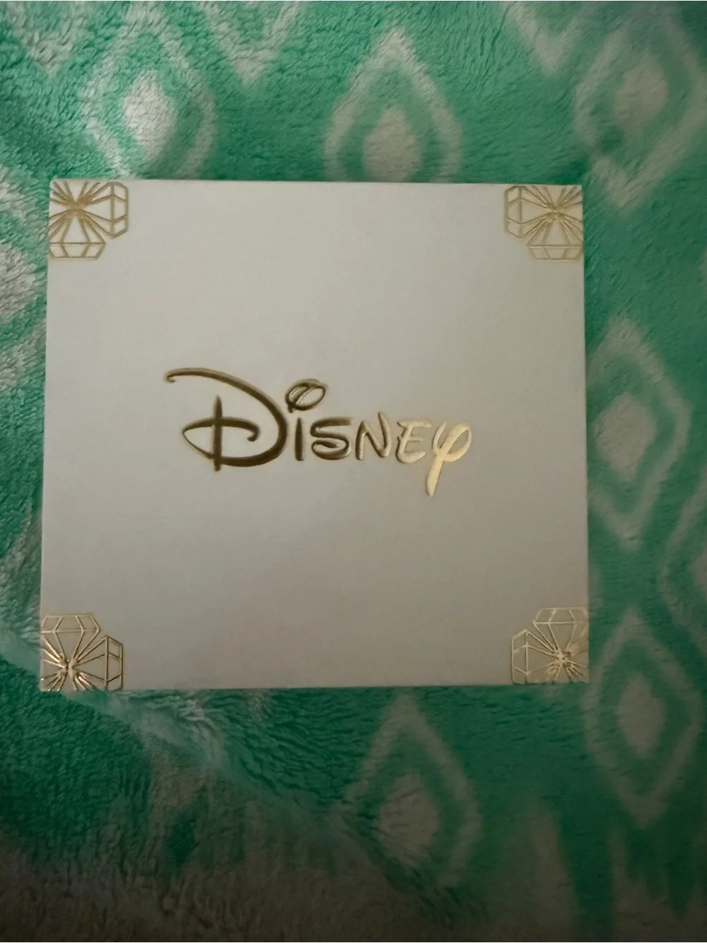 Disney Silver Mickey Initial 'C' Necklace with Sparkling Stones - Silver